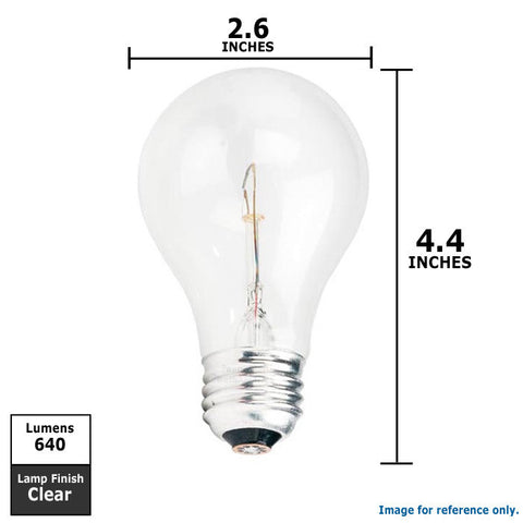 Osram Sylvania 69w 120v A21 2850k Clear Traffic Signal Light Bulb