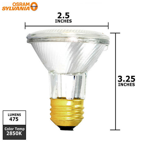Osram Sylvania 39w 130v PAR20 SP10 E26 Halogen Light Bulb