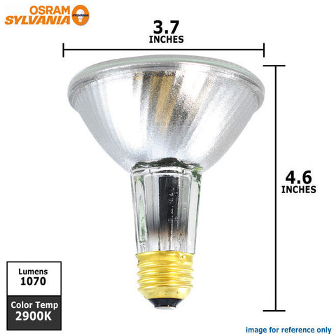 Osram Sylvania 60w 120v PAR30L NFL25 E26 Halogen Lamp