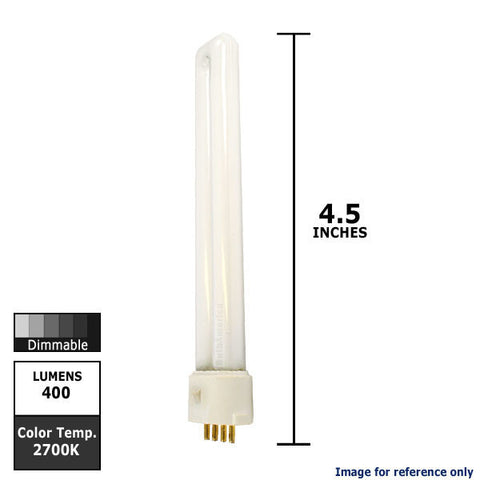 Osram Sylvania CF7DS/E/827 7w 2700K Dimmable Fluorescent Bulb