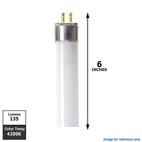 Sylvania 4w T5 F4T5/CW Cool White 4200k 6 inch Fluorescent Tube Light