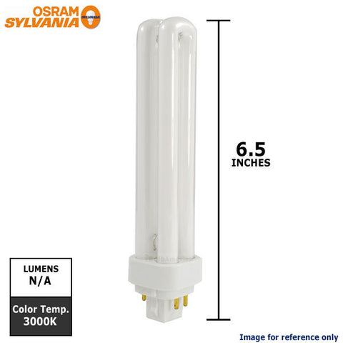 Sylvania CF26DD/E/830/ECO 26w G24Q-3 Soft White 3000K CFL Bulb