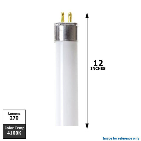 Sylvania 8w T5 F8T5/CW Cool White 4100k 12 inch Fluorescent Tube Light