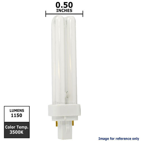 Osram Sylvania CF18DD/835/ECO 18w G24D-2 White 3500K CFL Bulb