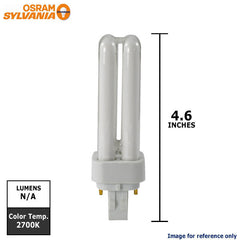 GX23-2 Double Tube Fluorescent
