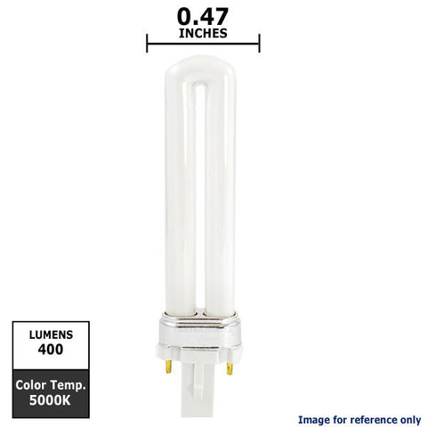 Osram Sylvania 7w CF7DS/850/ECO 5000k fluorescent light bulb