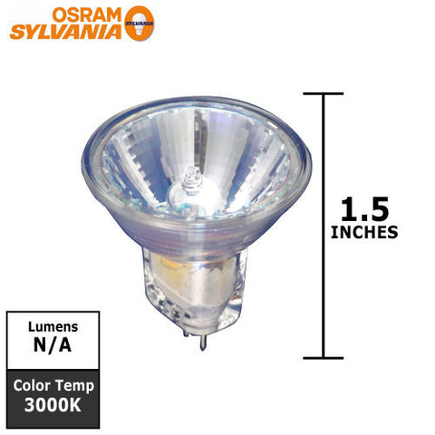 OSRAM SYLVANIA FTD lamp 20w MR11 12v Wide Flood WFL36 Halogen bulb