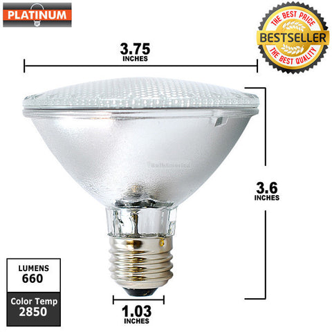 PLATINUM 50 watt 120 volt PAR30 FL40 halogen floodlight bulb