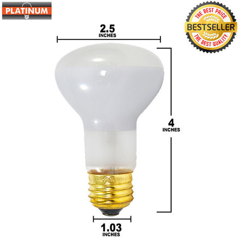 Platinum 50W 130V E26 R20 Incandescent Light Bulb