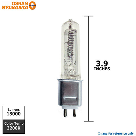 Osram Sylvania EHC, EHB 500w 120v G9.5 Tungsten Halogen Light Bulb