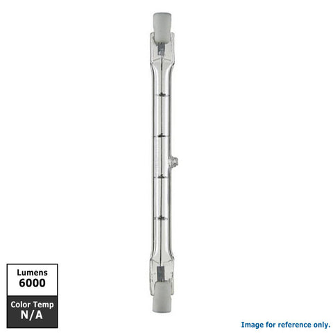 Osram Sylvania 300w 130v T3 Double Ended R7s Clear Halogen Light Bulb