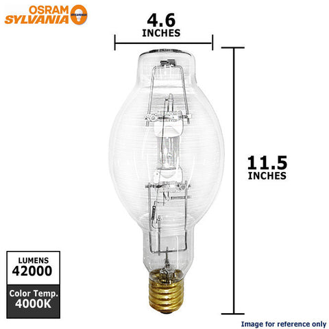 Osram Sylvania MS400/BU-ONLY 400w E39 Mogul BT37 Metal Halide Bulb