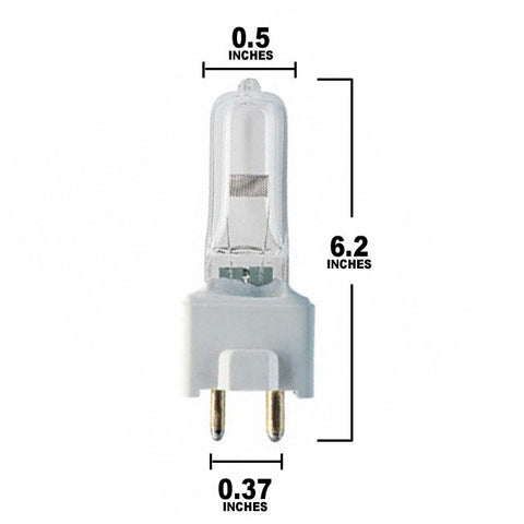 Osram Sylvania 250W 24V 64654 HLX GY9.5 T4 Halogen Light Bulb