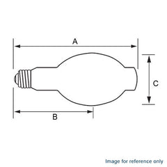 Osram 70W ET23.5 E39 S62 67513 High Intensity Discharge Light Bulb
