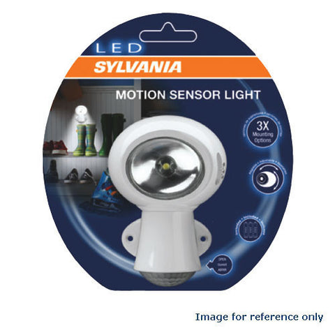 Osram Sylvania LED Motion Sensor Light turns on by detecting the motion