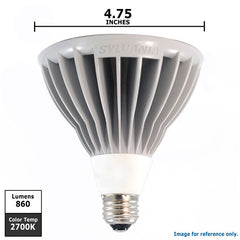 OSRAM SYLVANIA 18W PAR38 Dimmable LED Narrow Flood 2700K Light Bulb
