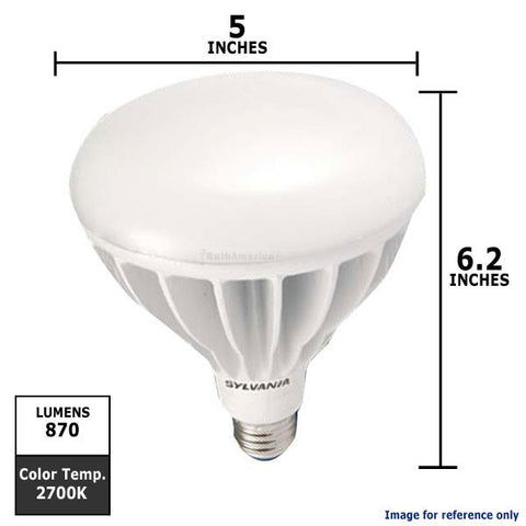 Osram Sylvania 18W BR40 Dimmable LED 2700K Warm White Light Bulb