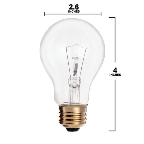 Sylvania 69Watt 130V A21 Clear E26 Base Krypton Incandescent light bulb
