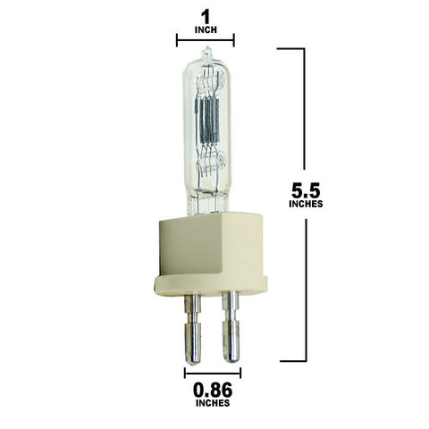 Osram EGT lamp 1000w 120v T7 G22 3200k Halogen Light Bulb