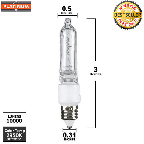 EHT Lamp - PLATINUM 250w 120v Q250CL/MC Halogen Bulb
