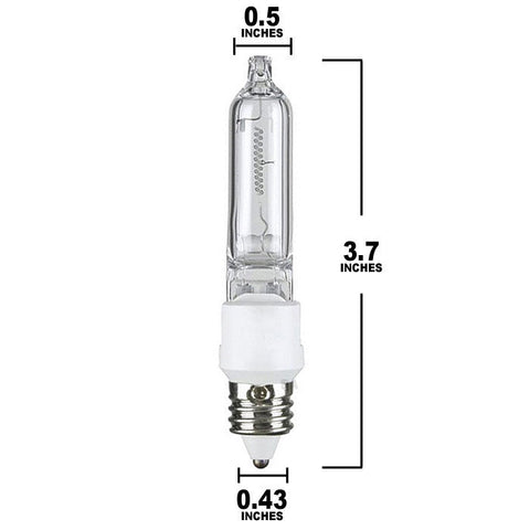 Osram EVR lamp 500w 120v Super-Q E12 base Halogen Bulb