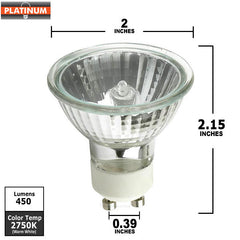 50w 120v MR16 EXN GU10 FL Halogen Light Bulb