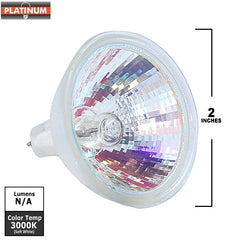 PLATINUM EXT 50w MR16 NSP12 12V w/FG light bulb
