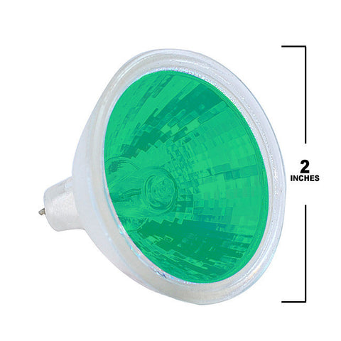 EXT/G bulb Platinum Green MR16 50w 12v G5.3 Halogen Light Bulb