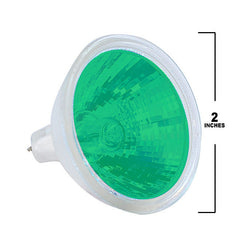 PLATINUM EXT/G - MR16 50w Colored in Green light bulb