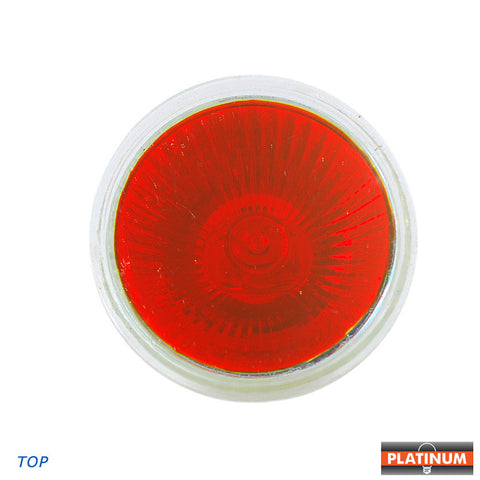 EXT/R bulb Platinum Red MR16 50w 12v G5.3 Halogen Light Bulb