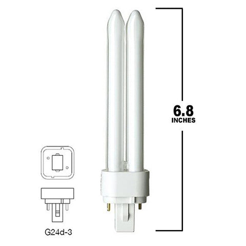OSRAM SYLVANIA CF26DD/835/ECO 26W G24D-3 base 3500K CFL Bulb