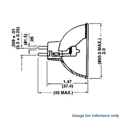 Osram EXR 300w 82v MR13 GX5.3 bulb