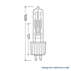 Osram HPL 375w 115v Medium Bipin with Heat Sink bulb