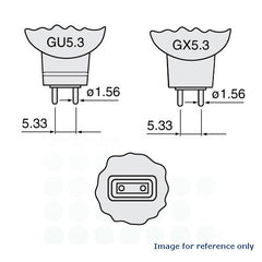 PLATINUM EXT/R - MR16 50w Colored in Red light bulb