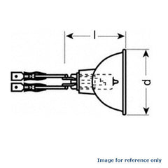 Osram 105W 58963 tunsgten halogen lamp
