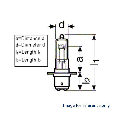 OSRAM SYLVANIA 58746 200w 6.6A T4 Q CL DCR DL Bulb