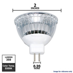 Platinum 6W LED MR16 Dimmable 45 Daylight White Lamp