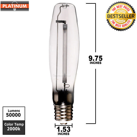 PLATINUM 400w LU400/MOGUL High Pressure Sodium light bulb