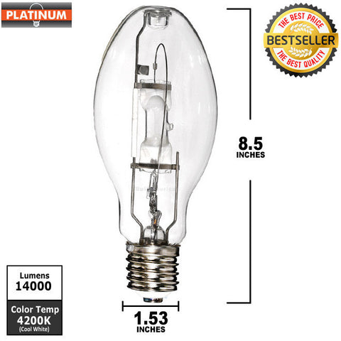 PLATINUM MH175 bulb M175/U/MOGUL 175w Mogul Metalarc Metal Halide lamp