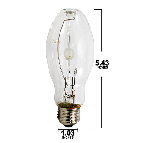 PLATINUM MH 70w /U/MED metal halide bulb