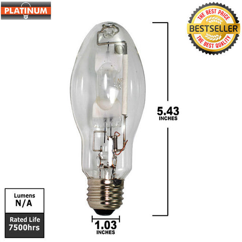 PLATINUM MH 175w U/MED metal halide bulb