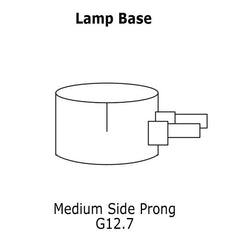 Lamp Base - Medium Side Prong G12.7