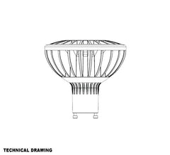 Osram 15W 120V PAR30 GU24 Dimmable LED Light Bulb