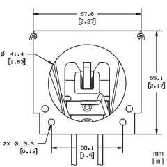 Osram Rim Mount Lamp Holder