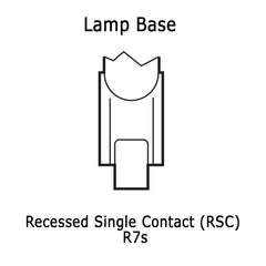 Lamp Base - Recessed Single  Contact (RSC)  R7s